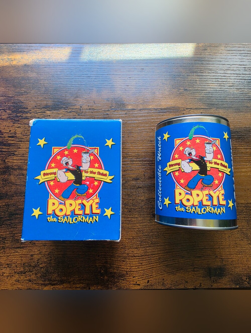 Popeye the Sailorman Collectible Tin 75th Anniversary Watch
